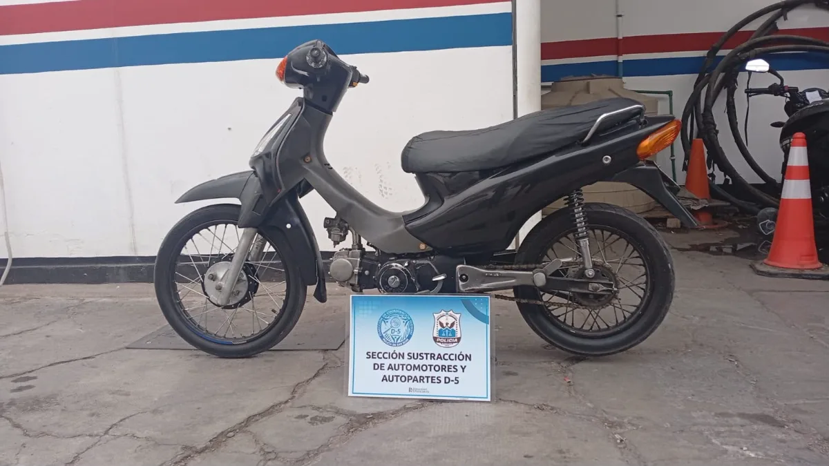 Tres motos secuestradas en San Juan y una tenía un pedido por hurto desde hace 13 años