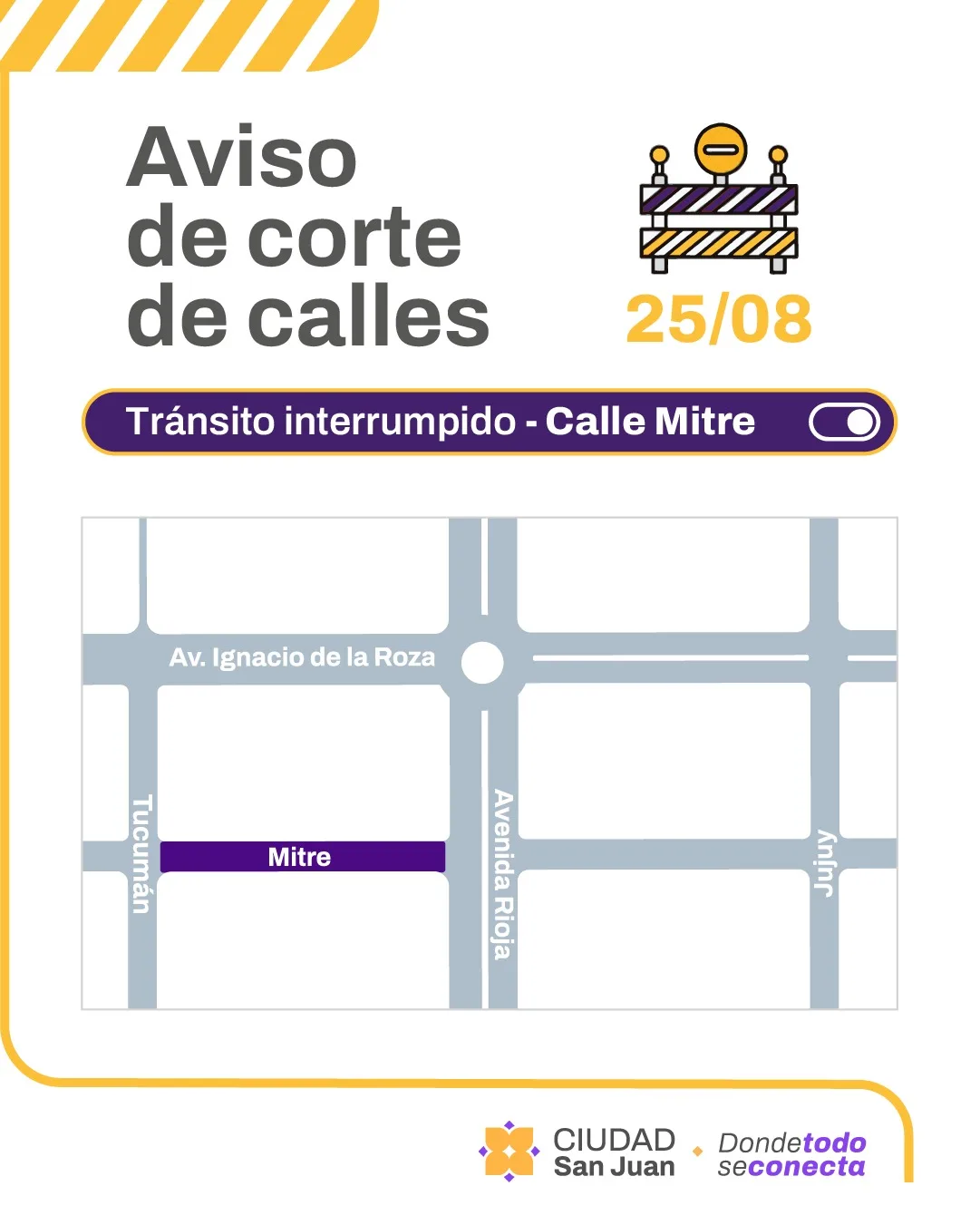 Imagen de la obra vial