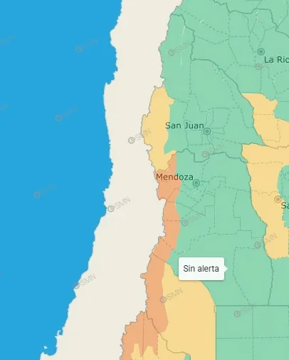 Alerta por nevadas