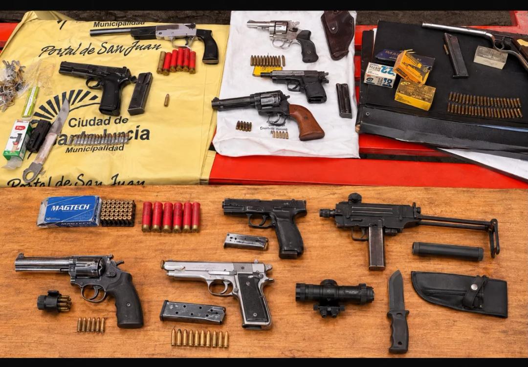 En ocho meses, la Policía secuestró 87 armas de fuego y abril fue el mes de mayor actividad