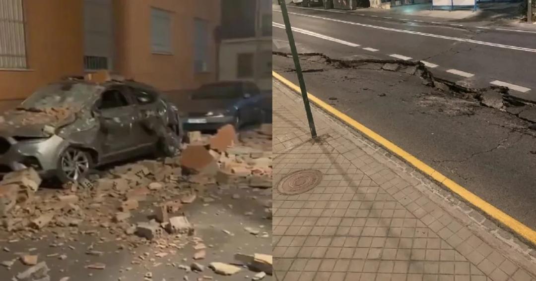 Un sismo en Granada dejó heridos leves, daños materiales y una seguidilla de réplicas