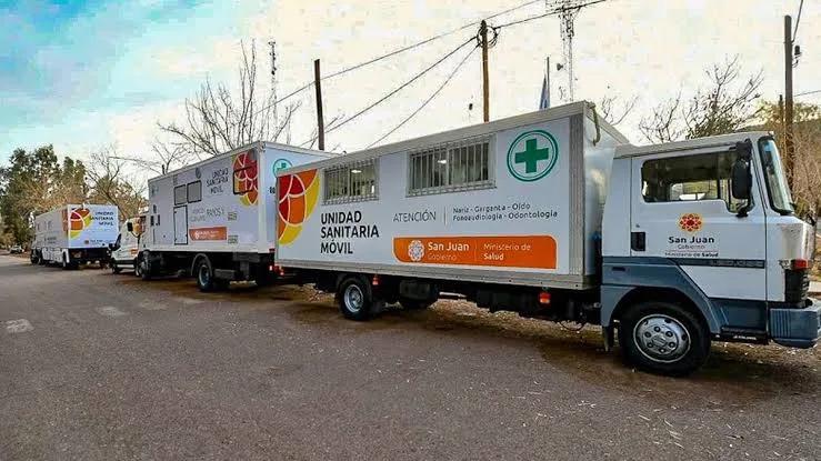 Salud llevará unidades móviles a Pocito durante cinco días