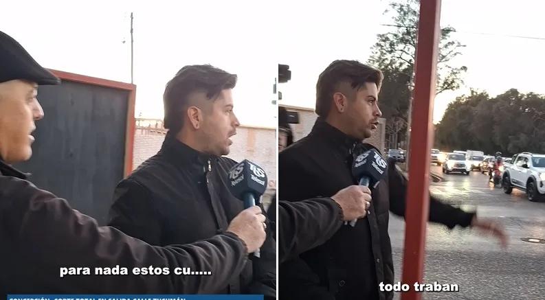 “No sirven para nada estos cul…”: la picante frase de un sanjuanino que se volvió viral en medio del caos