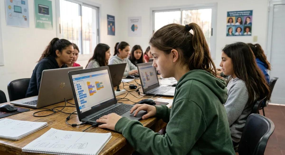 Rawson suma una propuesta para que las adolescentes se metan en el mundo digital