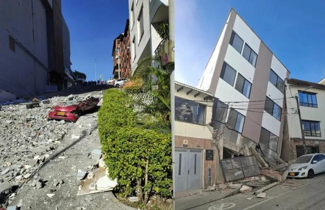 Terremoto de 7,4 en Colombia: edificios afectados, evacuaciones y momentos de terror