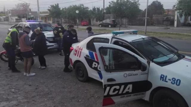Un episodio de violencia familiar terminó con un joven detenido en Caucete