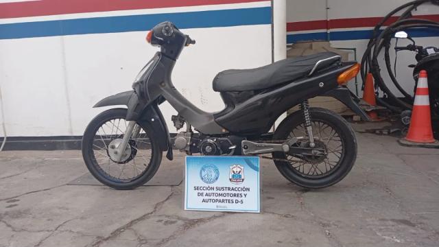 Tres motos secuestradas en San Juan y una tenía un pedido por hurto desde hace 13 años