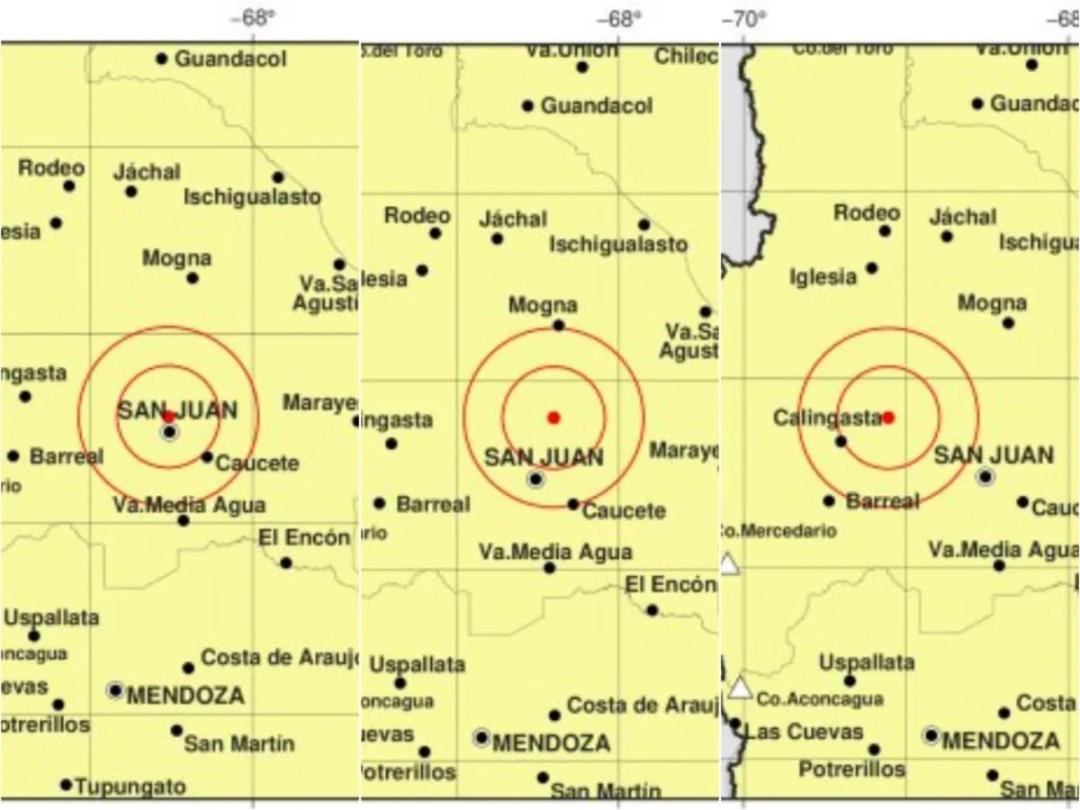 Tres sismos de hasta 3,3 grados se registraron en San Juan