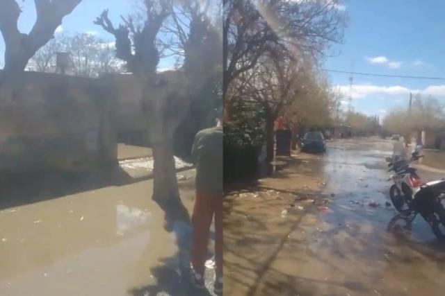 Un nuevo desborde del canal Cordero reaviva la alarma entre vecinos de Chimbas