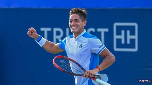 Sebastián Báez reaccionó a tiempo y se metió en segunda ronda en Cincinnati