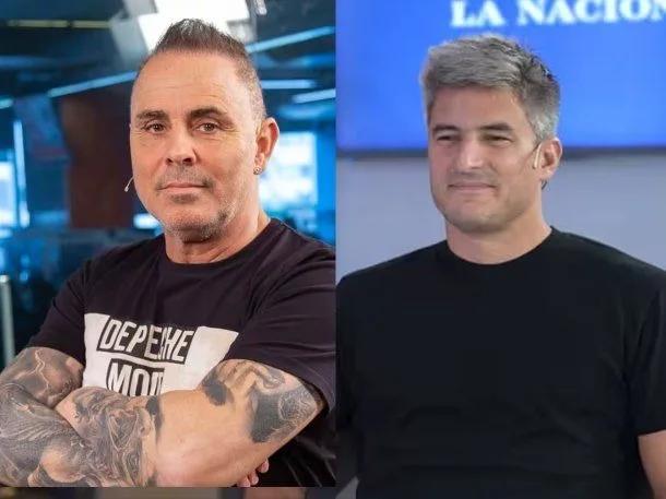 Cruce entre Pablo Lunati y Ariel Senosiain por la polémica jugada de River ante Tigre