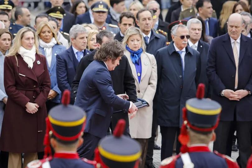 Milei recordó a San Martín y llamó a seguir el camino de la libertad