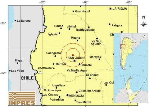 San Juan volvió a temblar: dónde fue el epicentro y qué magnitud tuvo