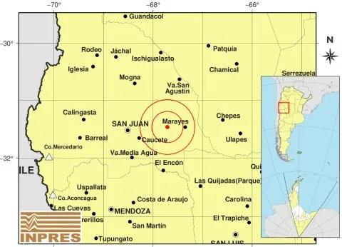 Otro sismo a poca profundidad se sintió en San Juan y tuvo epicentro en Caucete