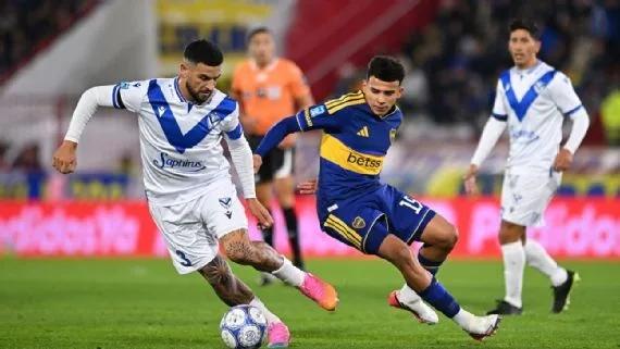 Boca y Vélez empataron en un partido de alto voltaje y dejaron pasar una oportunidad clave