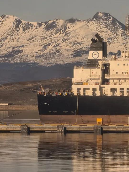 Tierra del Fuego cuestionó el ingreso de un buque británico en Ushuaia