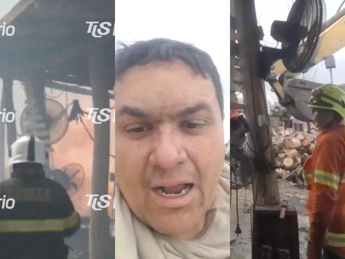 “El sistema desbordó”: bomberos voluntarios de San Juan pidieron respaldo tras seis horas de fuego y viento Zonda