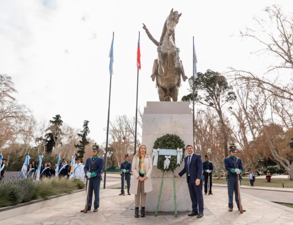 San Juan recordó a San Martín con un acto en el Parque de Mayo