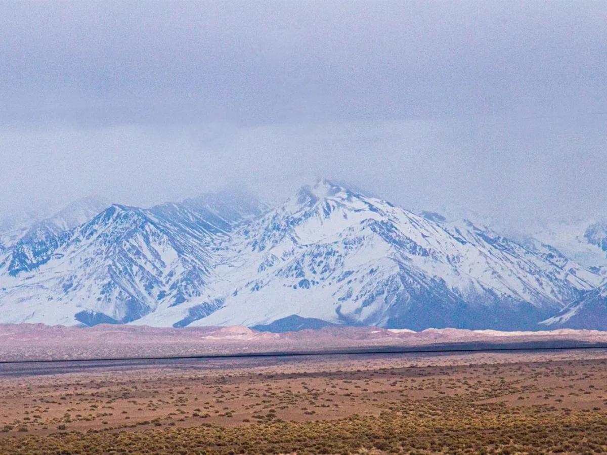 Nevadas fuertes y viento blanco en la cordillera sanjuanina