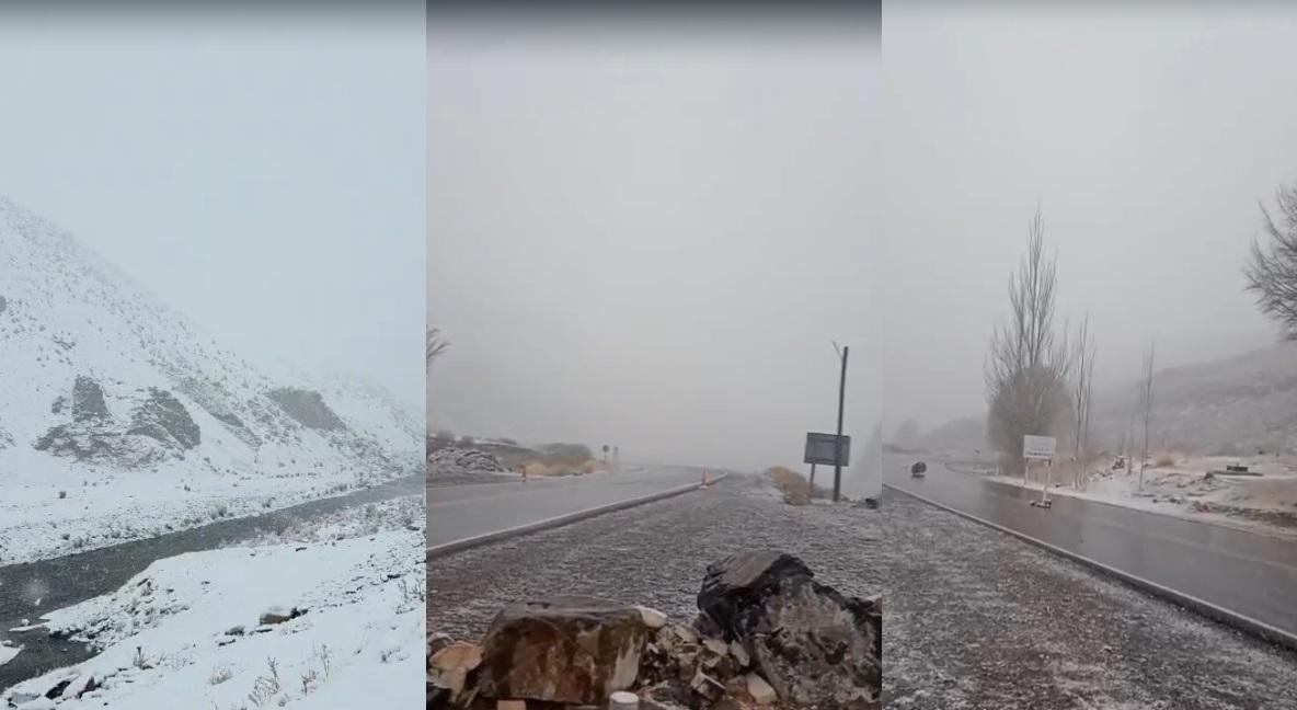 Zonda en el llano y nieve a pleno en la cordillera: San Juan vive un contraste brutal