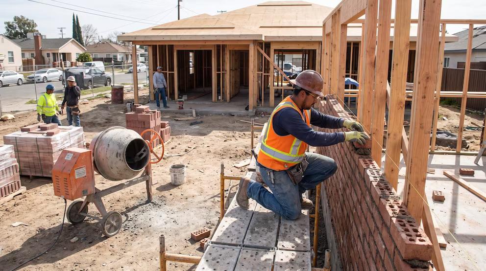 La construcción tuvo un bajón en junio, pero terminó el semestre con números a favor