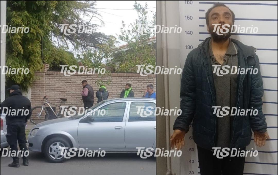 Vecinos retuvieron a un hombre dentro de un auto y avisaron a la Policía