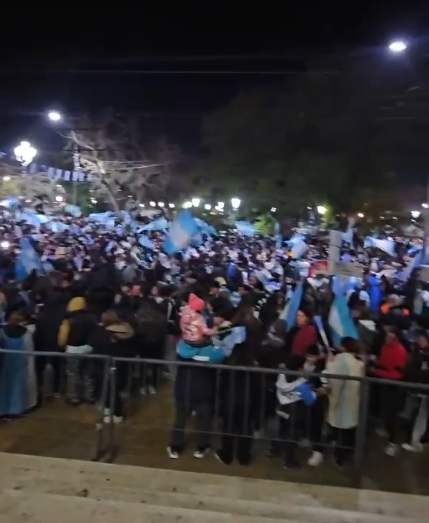 La euforia por Argentina dejó 18 demorados y un herido leve en San Juan