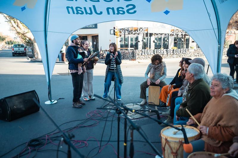 La Municipalidad de la Ciudad de San Juan sumó intervenciones artísticas a la Maratón Internacional