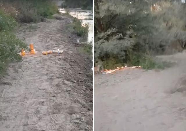 Velas, ofrendas y un hombre que huyó: misterio por un supuesto ritual en Rivadavia