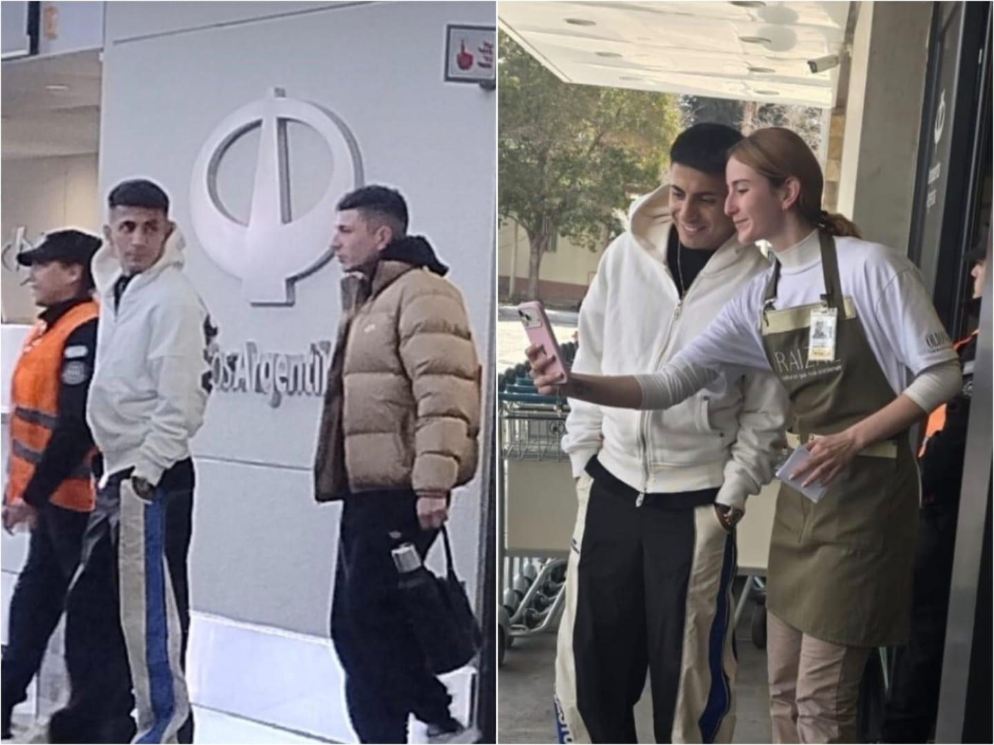 Thiago Almada pasó por San Juan y fue a cumplir una promesa en la Difunta Correa