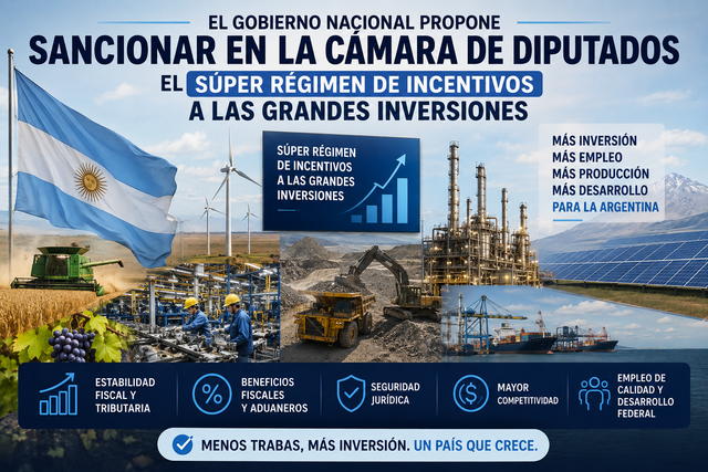 El Ejecutivo evalúa extender al conjunto de los contribuyentes los incentivos del RIGI