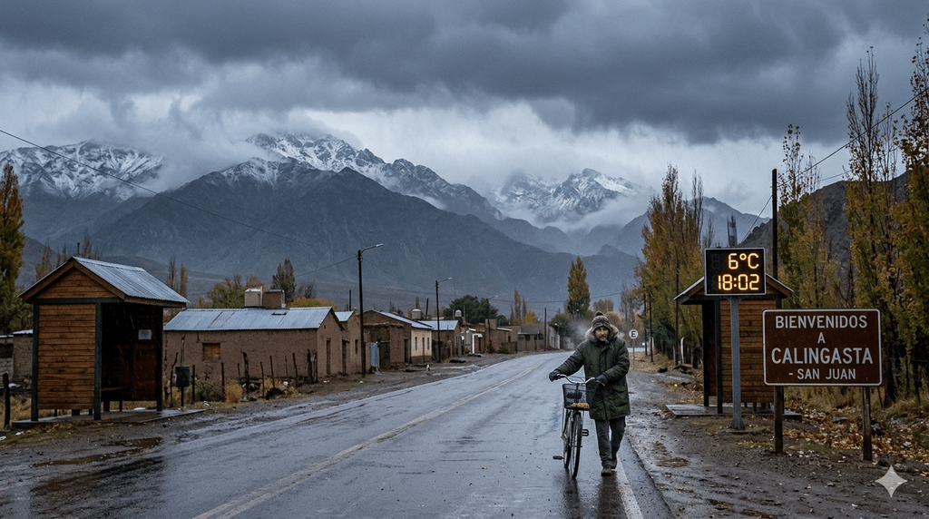 Un frente frío traerá lluvias al Gran San Juan y nevadas en la cordillera