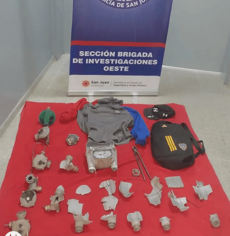 Cayeron por el robo de medidores de gas en La Bebida y hubo dos detenidos