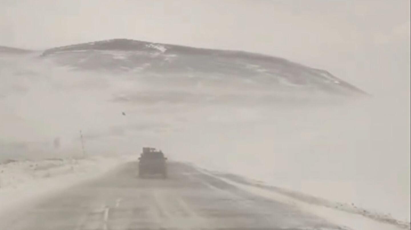 La nieve dejó a siete puesteros incomunicados y frenó el paso en Iglesia
