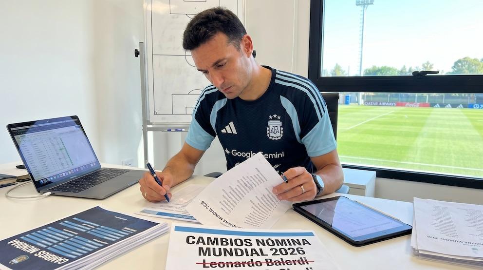 La lesión de Balerdi sacudió a Scaloni y reabrió el debate por el reglamento de la FIFA