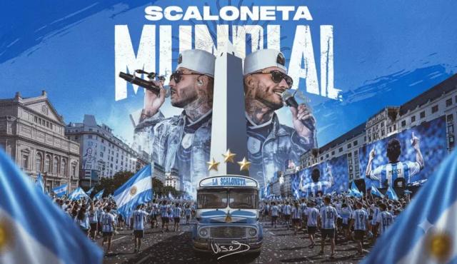 Ulises Bueno presentó el tema oficial de la AFA para la campaña mundialista