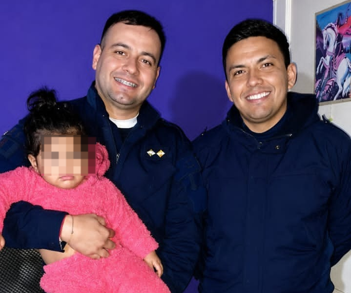 Drama en Caucete: dos policías reaccionaron a tiempo y salvaron a una bebé que no respiraba