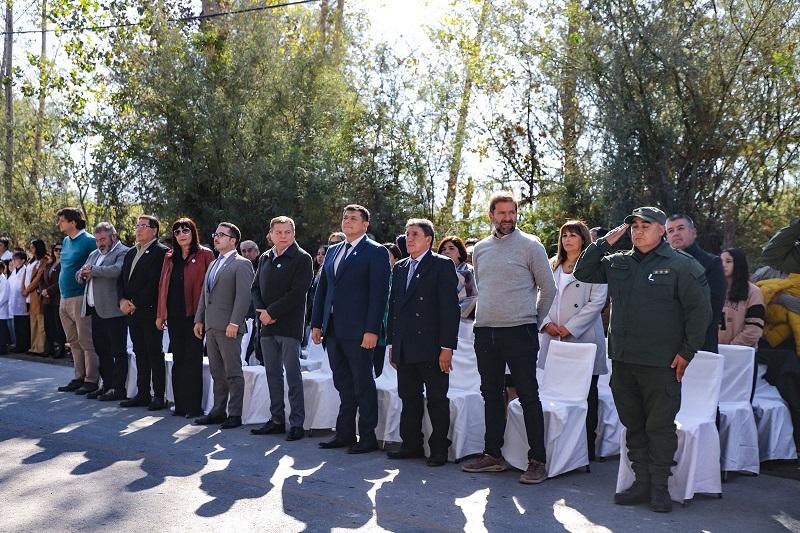 Jáchal vivió un acto cargado de historia por un nuevo 25 de Mayo en La Otra Banda