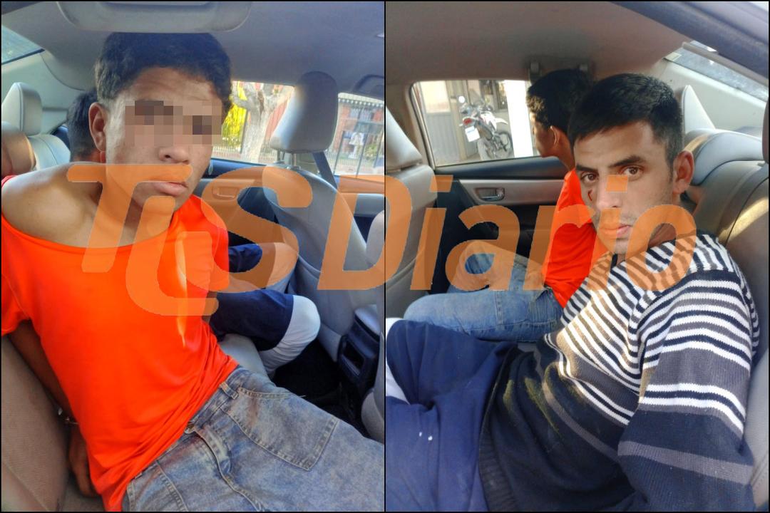 Identifican a los dos detenidos por el arrebato de un celular a una menor en Chimbas