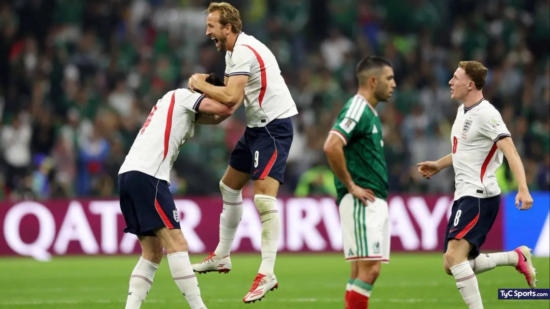 Inglaterra superó a México en un cruce exigente y se metió entre los ocho mejores