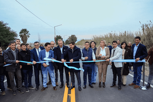 Orrego habilitó la repavimentación de calle Divisoria y confirmó más asfaltos en el departamento