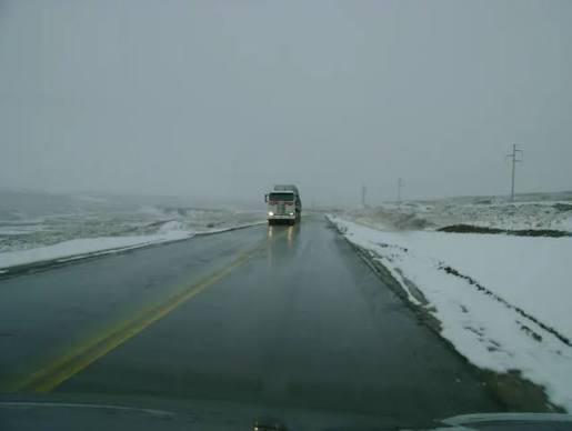 Rutas nacionales de San Juan: Vialidad pidió extremar cuidados por hielo y niebla