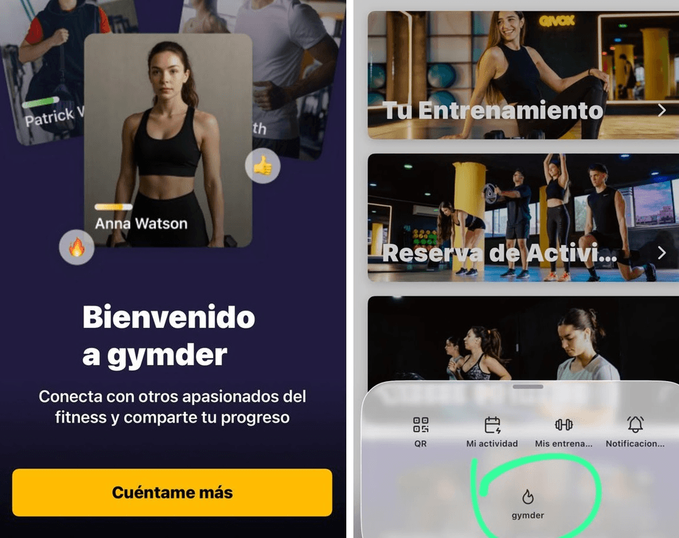 Entrenás, subís fotos y hacés match: así funciona el "Tinder fitness" sanjuanino