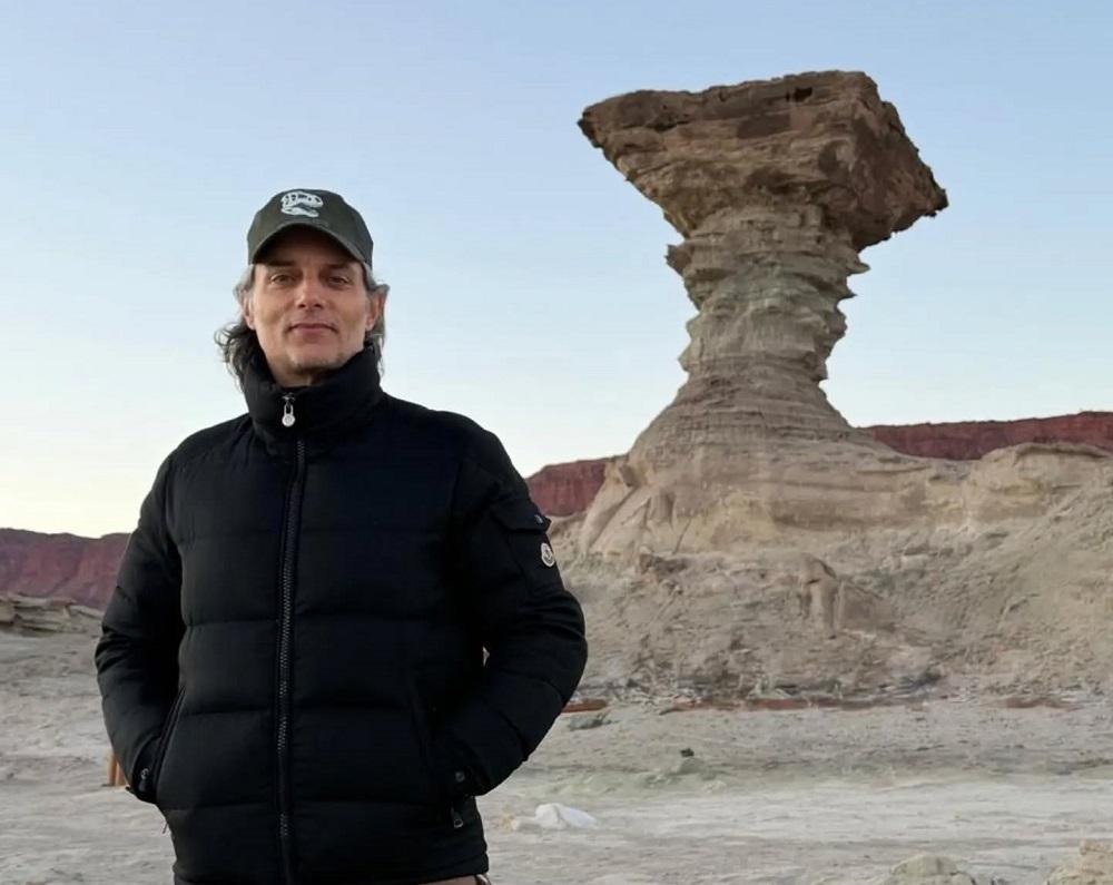 Joaquín Furriel recorrió Ischigualasto, charló con trabajadores y se llevó una postal inolvidable