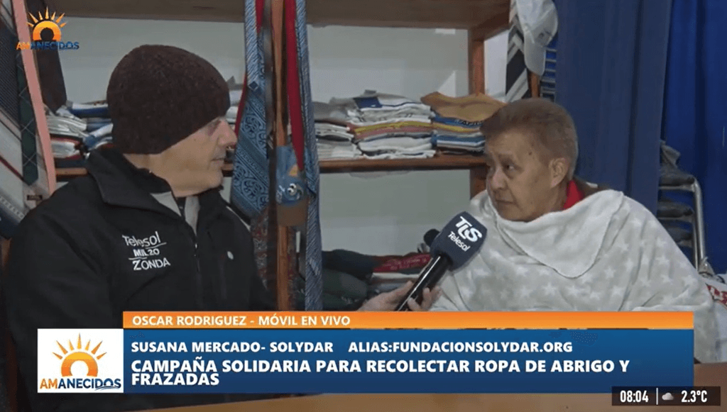 Una fundación lanzó una campaña por el frío: reciben lana, ropa de abrigo y frazadas para ayudar a familias