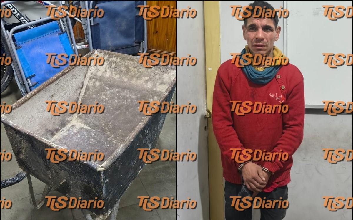 Entró a robar, lo siguieron en auto y terminó reducido debajo de un coche