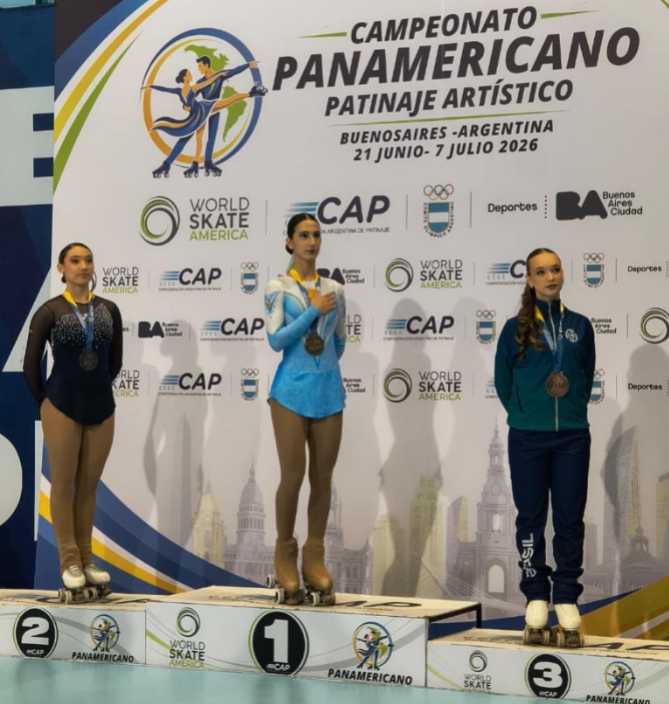 Dos patinadoras sanjuaninas brillaron en el Panamericano y dejaron la bandera bien arriba