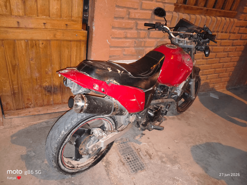 Apareció en Pocito la moto que se habían llevado en Rawson unas horas antes