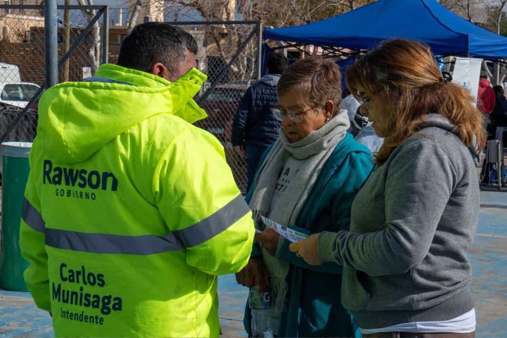Rawson reforzó su presencia barrial con un nuevo operativo en Sierra Morada