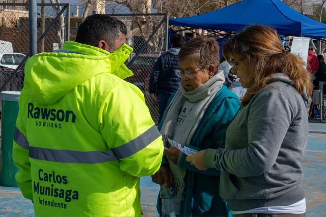 Rawson reforzó su presencia barrial con un nuevo operativo en Sierra Morada